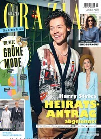 Titelbild der Ausgabe 26/2022 von Grazia. Diese Zeitschrift und viele weitere Lifestylemagazine und Peoplemagazine als Abo oder epaper bei United Kiosk online kaufen.