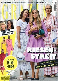 Titelbild der Ausgabe 31/2021 von Grazia. Diese Zeitschrift und viele weitere Lifestylemagazine und Peoplemagazine als Abo oder epaper bei United Kiosk online kaufen.
