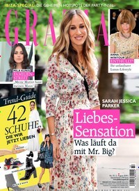 Titelbild der Ausgabe 32/2018 von Grazia. Diese Zeitschrift und viele weitere Lifestylemagazine und Peoplemagazine als Abo oder epaper bei United Kiosk online kaufen.