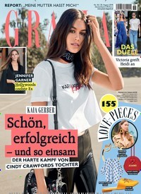 Titelbild der Ausgabe 36/2018 von Grazia. Diese Zeitschrift und viele weitere Lifestylemagazine und Peoplemagazine als Abo oder epaper bei United Kiosk online kaufen.