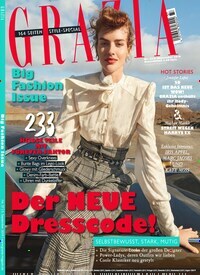 Titelbild der Ausgabe 37/2019 von Grazia. Diese Zeitschrift und viele weitere Lifestylemagazine und Peoplemagazine als Abo oder epaper bei United Kiosk online kaufen.