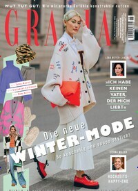 Titelbild der Ausgabe 46/2022 von Grazia. Diese Zeitschrift und viele weitere Lifestylemagazine und Peoplemagazine als Abo oder epaper bei United Kiosk online kaufen.