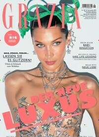 Titelbild der Ausgabe 48/2022 von Grazia. Diese Zeitschrift und viele weitere Lifestylemagazine und Peoplemagazine als Abo oder epaper bei United Kiosk online kaufen.