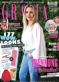 Titelbild der Ausgabe 51/2018 von Grazia. Diese Zeitschrift und viele weitere Lifestylemagazine und Peoplemagazine als Abo oder epaper bei United Kiosk online kaufen.