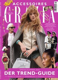 Titelbild der Ausgabe 1/2026 von Grazia Accessoires. Diese Zeitschrift und viele weitere Modemagazine und DIY-Magazine als Abo oder epaper bei United Kiosk online kaufen.