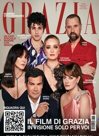 Titelbild der Ausgabe 40/2023 von Grazia Italien. Diese Zeitschrift und viele weitere Frauenzeitschriften als Abo oder epaper bei United Kiosk online kaufen.