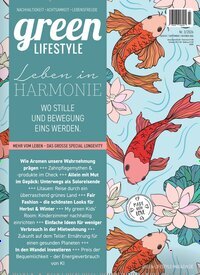 Titelbild der Ausgabe 3/2026 von green Lifestyle. Diese Zeitschrift und viele weitere Frauenzeitschriften als Abo oder epaper bei United Kiosk online kaufen.