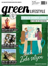 Titelbild der Ausgabe 4/2021 von green Lifestyle. Diese Zeitschrift und viele weitere Frauenzeitschriften als Abo oder epaper bei United Kiosk online kaufen.