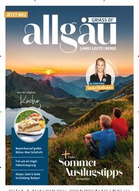 Titelbild der Ausgabe 1/2026 von Griaß di Allgäu. Diese Zeitschrift und viele weitere Gartenzeitschriften und Wohnzeitschriften als Abo oder epaper bei United Kiosk online kaufen.