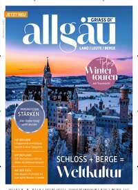 Titelbild der Ausgabe 2/2025 von Griaß di Allgäu. Diese Zeitschrift und viele weitere Gartenzeitschriften und Wohnzeitschriften als Abo oder epaper bei United Kiosk online kaufen.