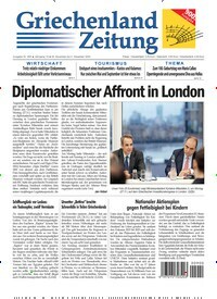 Titelbild der Ausgabe 900/2023 von Griechenland Zeitung. Diese Zeitschrift und viele weitere Zeitungsabos als Abo oder epaper bei United Kiosk online kaufen.