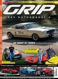 Titelbild der Ausgabe 1/2022 von GRIP. Diese Zeitschrift und viele weitere Automagazine und Motorradzeitschriften als Abo oder epaper bei United Kiosk online kaufen.