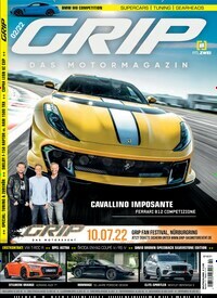 Titelbild der Ausgabe 2/2022 von GRIP. Diese Zeitschrift und viele weitere Automagazine und Motorradzeitschriften als Abo oder epaper bei United Kiosk online kaufen.