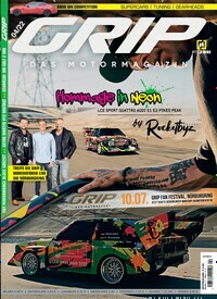 Titelbild der Ausgabe 4/2022 von GRIP. Diese Zeitschrift und viele weitere Automagazine und Motorradzeitschriften als Abo oder epaper bei United Kiosk online kaufen.