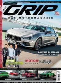 Titelbild der Ausgabe 7/2021 von GRIP. Diese Zeitschrift und viele weitere Automagazine und Motorradzeitschriften als Abo oder epaper bei United Kiosk online kaufen.