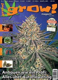 Titelbild der Ausgabe 1/2026 von grow! Magazin. Diese Zeitschrift und viele weitere Lifestylemagazine und Peoplemagazine als Abo oder epaper bei United Kiosk online kaufen.
