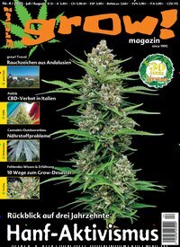 Titelbild der Ausgabe 4/2025 von grow! Magazin. Diese Zeitschrift und viele weitere Lifestylemagazine und Peoplemagazine als Abo oder epaper bei United Kiosk online kaufen.