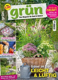 Titelbild der Ausgabe 8/2026 von Grün - Das Magazin für Beet und Balkon. Diese Zeitschrift und viele weitere Gartenzeitschriften und Wohnzeitschriften als Abo oder epaper bei United Kiosk online kaufen.