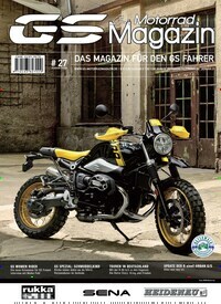 Titelbild der Ausgabe 27/2021 von GS Motorrad Magazin. Diese Zeitschrift und viele weitere Automagazine und Motorradzeitschriften als Abo oder epaper bei United Kiosk online kaufen.