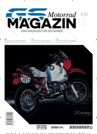 Titelbild der Ausgabe 28/2021 von GS Motorrad Magazin. Diese Zeitschrift und viele weitere Automagazine und Motorradzeitschriften als Abo oder epaper bei United Kiosk online kaufen.