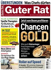Titelbild der Ausgabe 6/2019 von Guter Rat. Diese Zeitschrift und viele weitere Wirtschaftsmagazine und Politikmagazine als Abo oder epaper bei United Kiosk online kaufen.