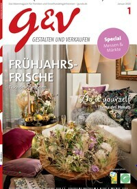 Titelbild der Ausgabe 1/2020 von g&v Gestalten & Verkaufen. Diese Zeitschrift und viele weitere Naturzeitschriften, Landwirtschaftszeitungen und Umweltmagazine als Abo oder epaper bei United Kiosk online kaufen.