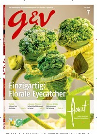 Titelbild der Ausgabe 7/2018 von g&v Gestalten & Verkaufen. Diese Zeitschrift und viele weitere Naturzeitschriften, Landwirtschaftszeitungen und Umweltmagazine als Abo oder epaper bei United Kiosk online kaufen.
