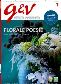 Titelbild der Ausgabe 7/2022 von g&v Gestalten & Verkaufen. Diese Zeitschrift und viele weitere Naturzeitschriften, Landwirtschaftszeitungen und Umweltmagazine als Abo oder epaper bei United Kiosk online kaufen.