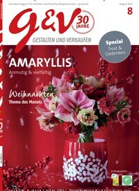 Titelbild der Ausgabe 8/2021 von g&v Gestalten & Verkaufen. Diese Zeitschrift und viele weitere Naturzeitschriften, Landwirtschaftszeitungen und Umweltmagazine als Abo oder epaper bei United Kiosk online kaufen.