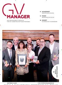 Titelbild der Ausgabe 11/2025 von GVmanager. Diese Zeitschrift und viele weitere Gastronomiezeitschriften, Fashionmagazine, Beautymagazine als Abo oder epaper bei United Kiosk online kaufen.
