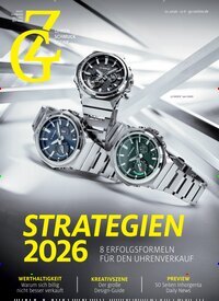 Titelbild der Ausgabe 1/2026 von GZ Goldschmiede Zeitung. Diese Zeitschrift und viele weitere Gastronomiezeitschriften, Fashionmagazine, Beautymagazine als Abo oder epaper bei United Kiosk online kaufen.