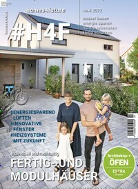 Titelbild der Ausgabe 4/2022 von #H4F - homes4future. Diese Zeitschrift und viele weitere Gartenzeitschriften und Wohnzeitschriften als Abo oder epaper bei United Kiosk online kaufen.