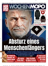 Titelbild der Ausgabe 3/2026 von Hamburger Morgenpost. Diese Zeitschrift und viele weitere Zeitungsabos als Abo oder epaper bei United Kiosk online kaufen.