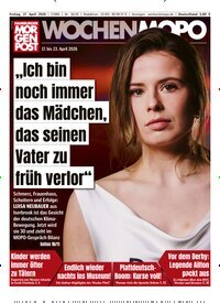Titelbild der Ausgabe 16/2026 von Hamburger Morgenpost. Diese Zeitschrift und viele weitere Zeitungsabos als Abo oder epaper bei United Kiosk online kaufen.