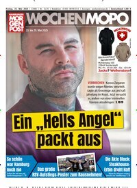 Titelbild der Ausgabe 21/2025 von Hamburger Morgenpost. Diese Zeitschrift und viele weitere Zeitungsabos als Abo oder epaper bei United Kiosk online kaufen.