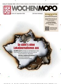 Titelbild der Ausgabe 38/2026 von Hamburger Morgenpost. Diese Zeitschrift und viele weitere Zeitungsabos als Abo oder epaper bei United Kiosk online kaufen.