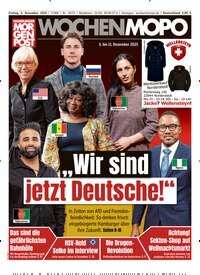 Titelbild der Ausgabe 49/2025 von Hamburger Morgenpost. Diese Zeitschrift und viele weitere Zeitungsabos als Abo oder epaper bei United Kiosk online kaufen.