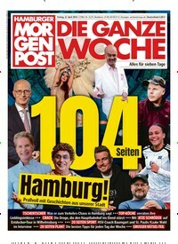 Titelbild der Ausgabe 86/2024 von Hamburger Morgenpost. Diese Zeitschrift und viele weitere Zeitungsabos als Abo oder epaper bei United Kiosk online kaufen.