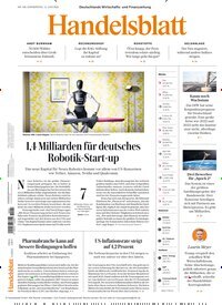 Titelbild der Ausgabe 110/2026 von Handelsblatt. Diese Zeitschrift und viele weitere Zeitungsabos als Abo oder epaper bei United Kiosk online kaufen.