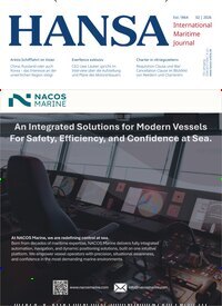 Titelbild der Ausgabe 2/2026 von Hansa. Diese Zeitschrift und viele weitere Logistikmagazine und Medienmagazine als Abo oder epaper bei United Kiosk online kaufen.