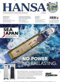 Titelbild der Ausgabe 3/2020 von Hansa. Diese Zeitschrift und viele weitere Logistikmagazine und Medienmagazine als Abo oder epaper bei United Kiosk online kaufen.