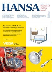Titelbild der Ausgabe 7/2026 von Hansa. Diese Zeitschrift und viele weitere Logistikmagazine und Medienmagazine als Abo oder epaper bei United Kiosk online kaufen.