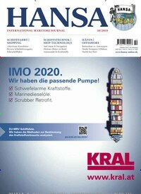 Titelbild der Ausgabe 10/2019 von Hansa. Diese Zeitschrift und viele weitere Logistikmagazine und Medienmagazine als Abo oder epaper bei United Kiosk online kaufen.