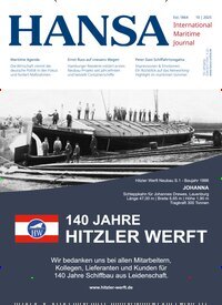 Titelbild der Ausgabe 10/2025 von Hansa. Diese Zeitschrift und viele weitere Logistikmagazine und Medienmagazine als Abo oder epaper bei United Kiosk online kaufen.
