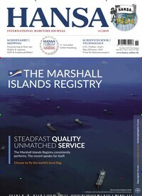 Titelbild der Ausgabe 11/2019 von Hansa. Diese Zeitschrift und viele weitere Logistikmagazine und Medienmagazine als Abo oder epaper bei United Kiosk online kaufen.