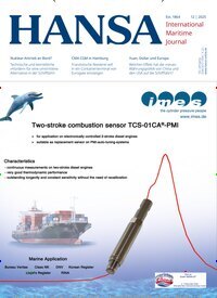 Titelbild der Ausgabe 12/2025 von Hansa. Diese Zeitschrift und viele weitere Logistikmagazine und Medienmagazine als Abo oder epaper bei United Kiosk online kaufen.