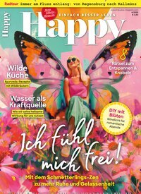 Titelbild der Ausgabe 4/2026 von Happy. Diese Zeitschrift und viele weitere Frauenzeitschriften als Abo oder epaper bei United Kiosk online kaufen.