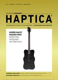 Titelbild der Ausgabe 23/2022 von Haptica. Diese Zeitschrift und viele weitere Businessmagazine als Abo oder epaper bei United Kiosk online kaufen.