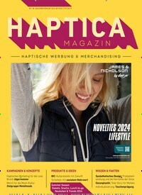Titelbild der Ausgabe 1/2024 von Haptica Magazin. Diese Zeitschrift und viele weitere Businessmagazine als Abo oder epaper bei United Kiosk online kaufen.