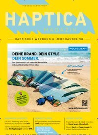 Titelbild der Ausgabe 3/2026 von Haptica Magazin. Diese Zeitschrift und viele weitere Businessmagazine als Abo oder epaper bei United Kiosk online kaufen.
